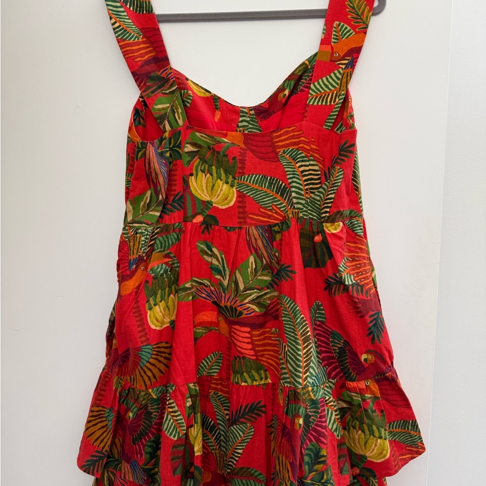 Farm Rio Red Mini Sundress - Picture 2 of 6